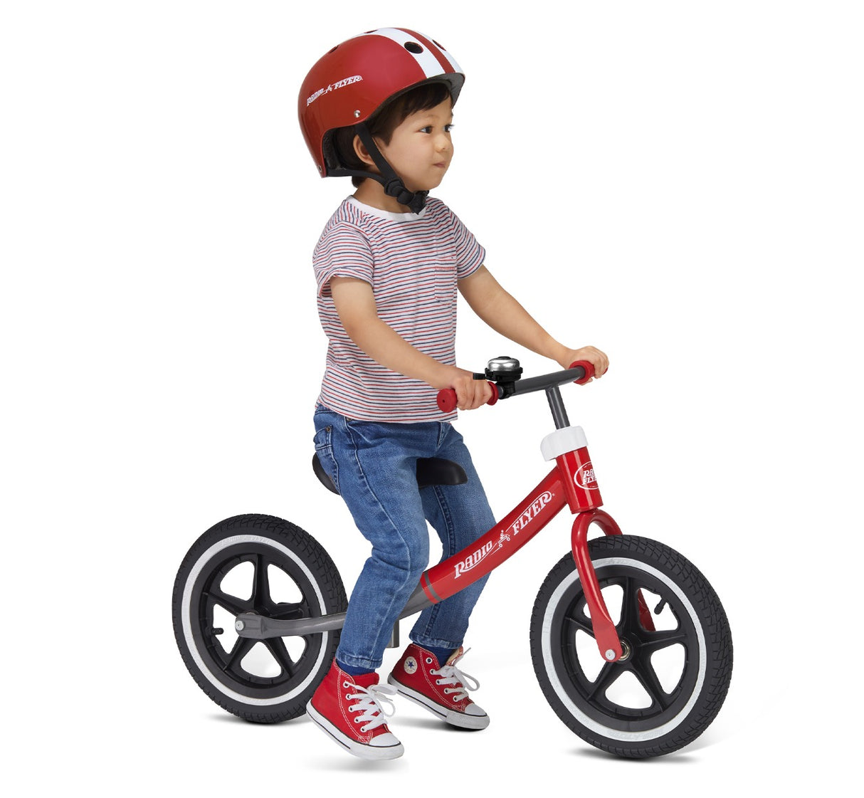 Air Ride Balance Bike Being ridden by boy