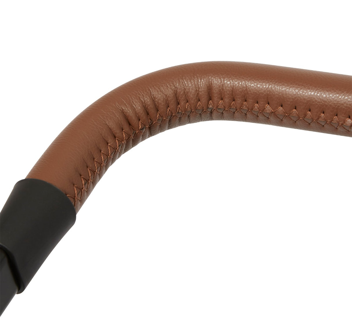 Premium vegan leather grip push handle