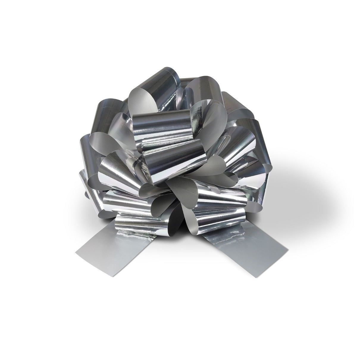 12'' Large Silver Gift Bow