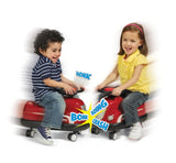 Boy and Girl bumping Classic Bumper Car™: Kids Ride-On Bumper Cars