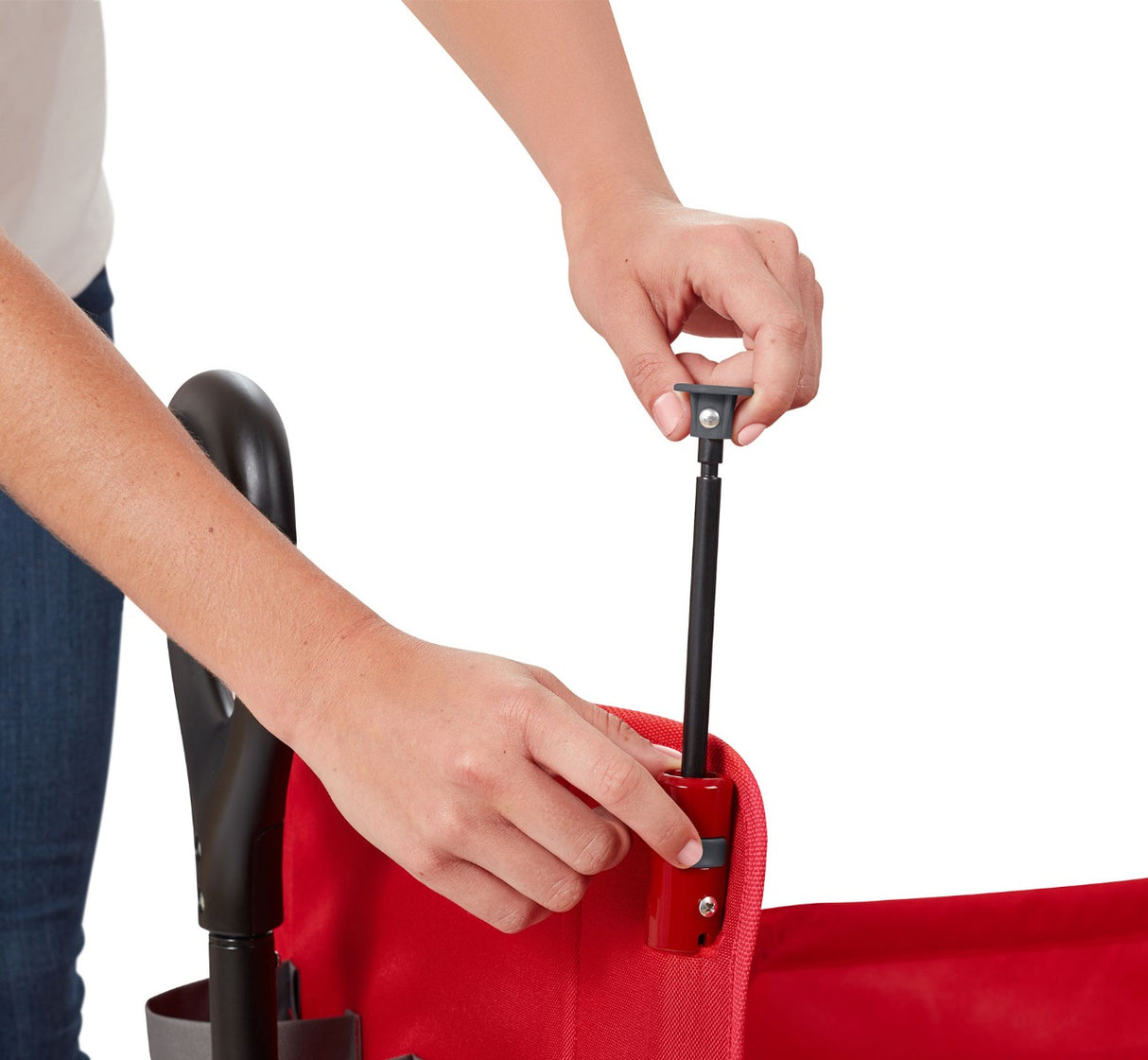 Convertible Stroll 'N Wagon™ Easily Stored In Car Trunk When In Folded Form