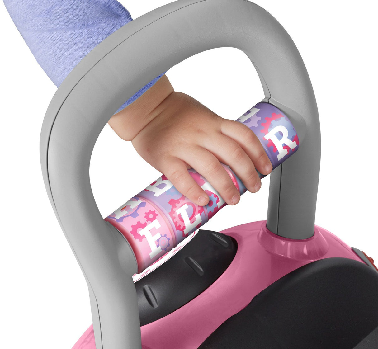 Creativity Car: Pink Ride-On Push Car Letter Twist