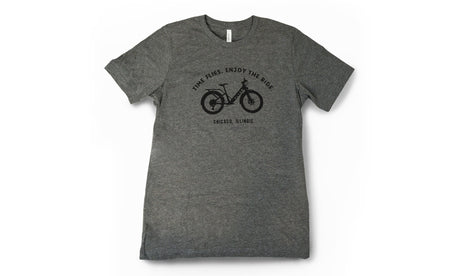 Adult Shirt Gray Flyer Bike S