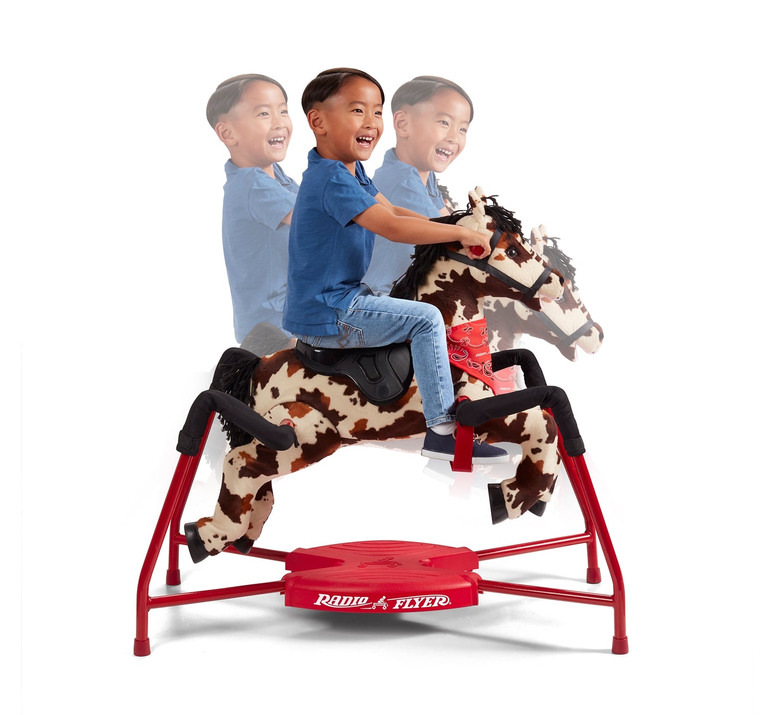 Freckles Plush Interactive Riding Horse Radio Flyer