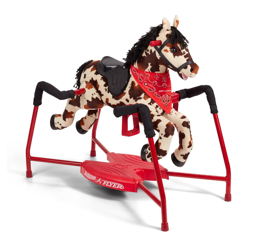 Stuffed Riding Horses Freckles: Plush Interactive Riding Horse | Radio Flyer