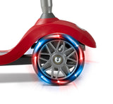 Red Lean 'N GlideÂ® With Light Up Wheels' High performance wheels light up when riding