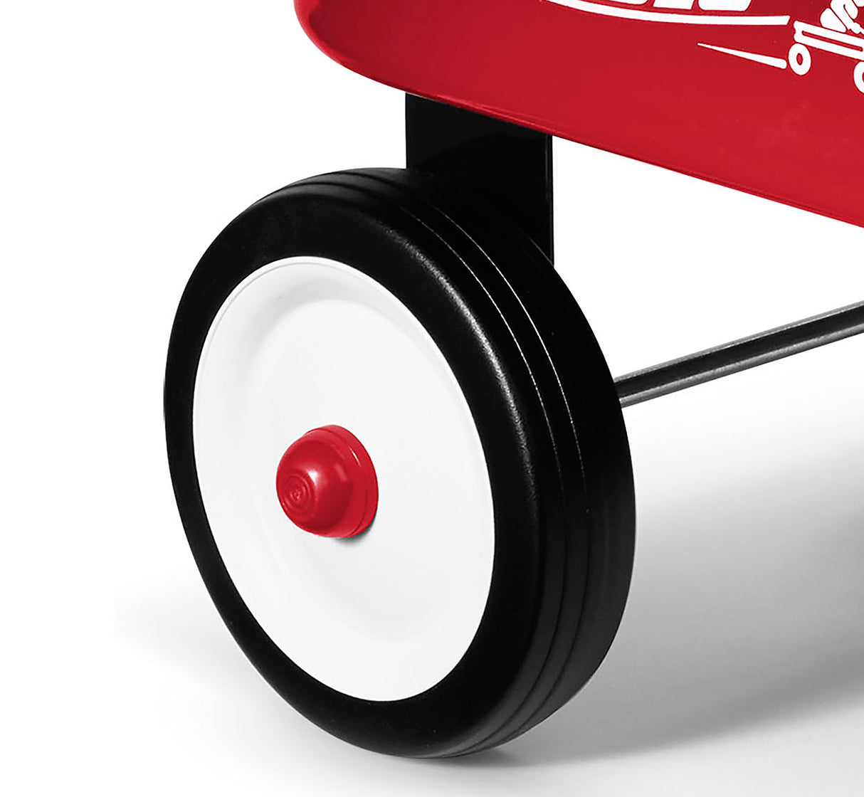 Durable rolling wheels for lasting quality.