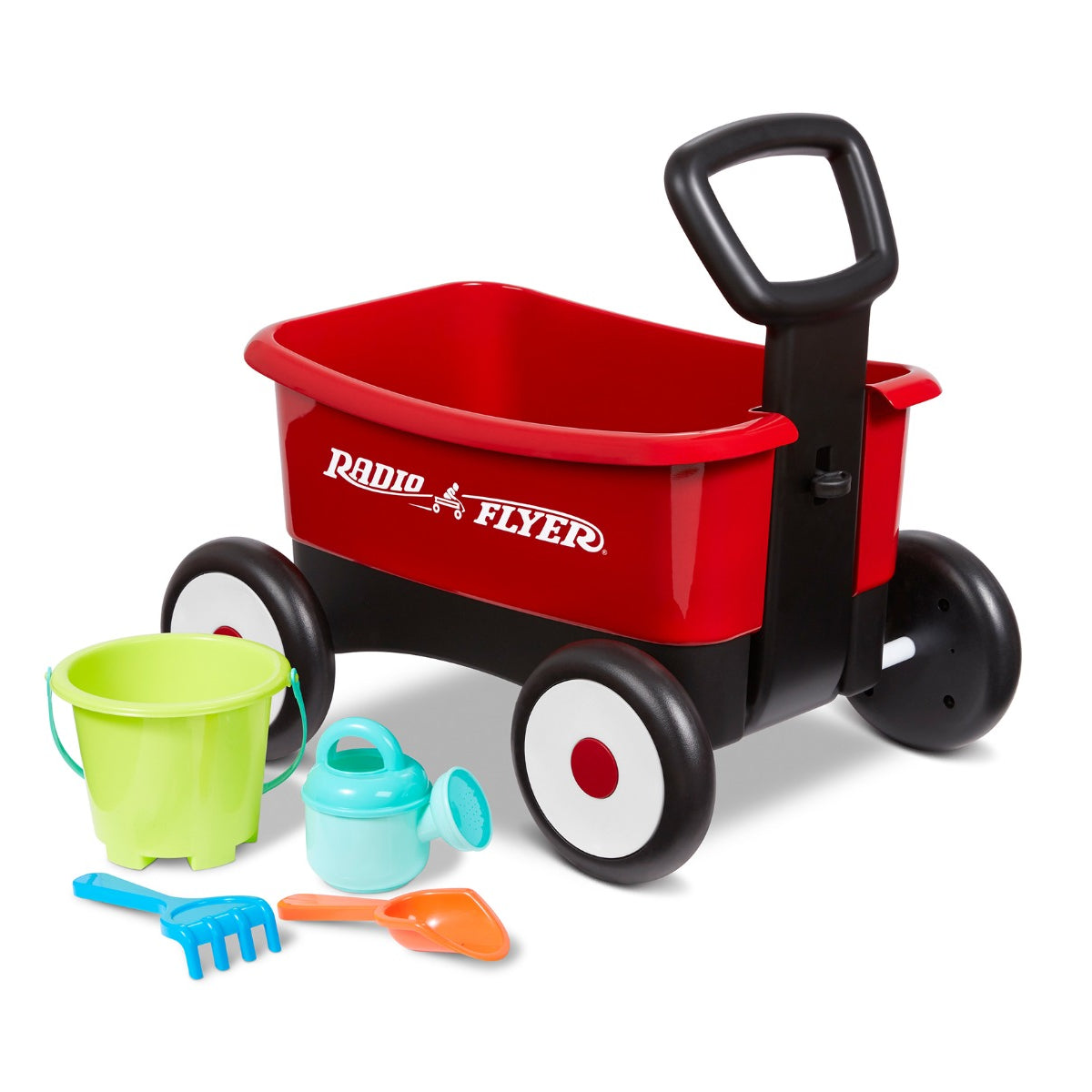 Push Pull Walker Wagon With Garden Tools Radio Flyer push-pull-walker-wagon-with-garden-tools-radio-flyer