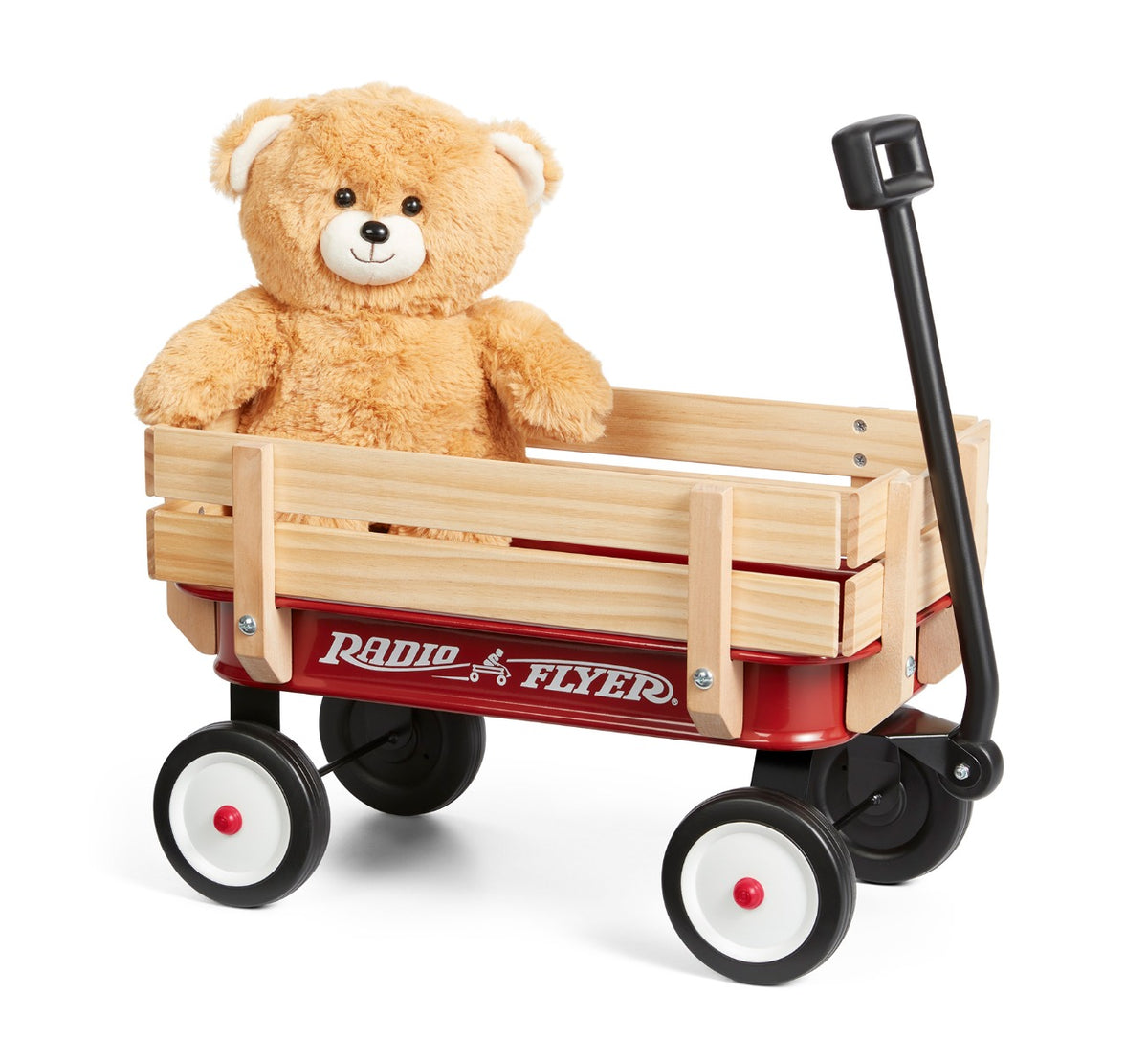 My 1st Steel & Wood Wagon Teddy Bear