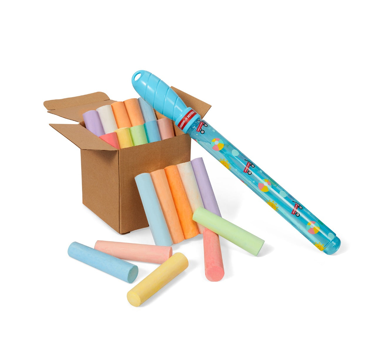 Push & Pull Walker Wagon with Bubbles and Chalk | Radio Flyer