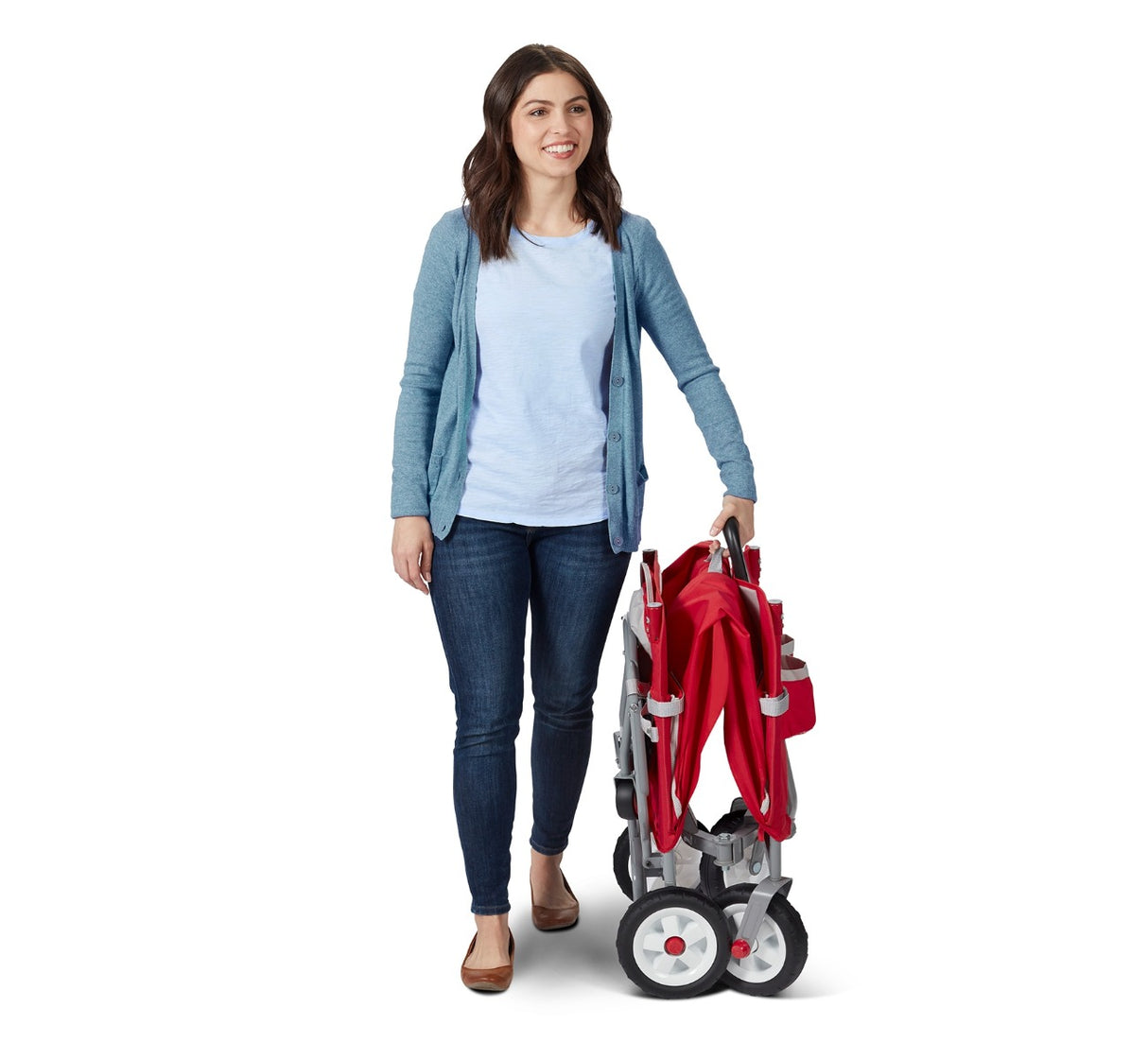 Boy & Girl Riding 3-In-1 Tailgater Wagon® With Canopy