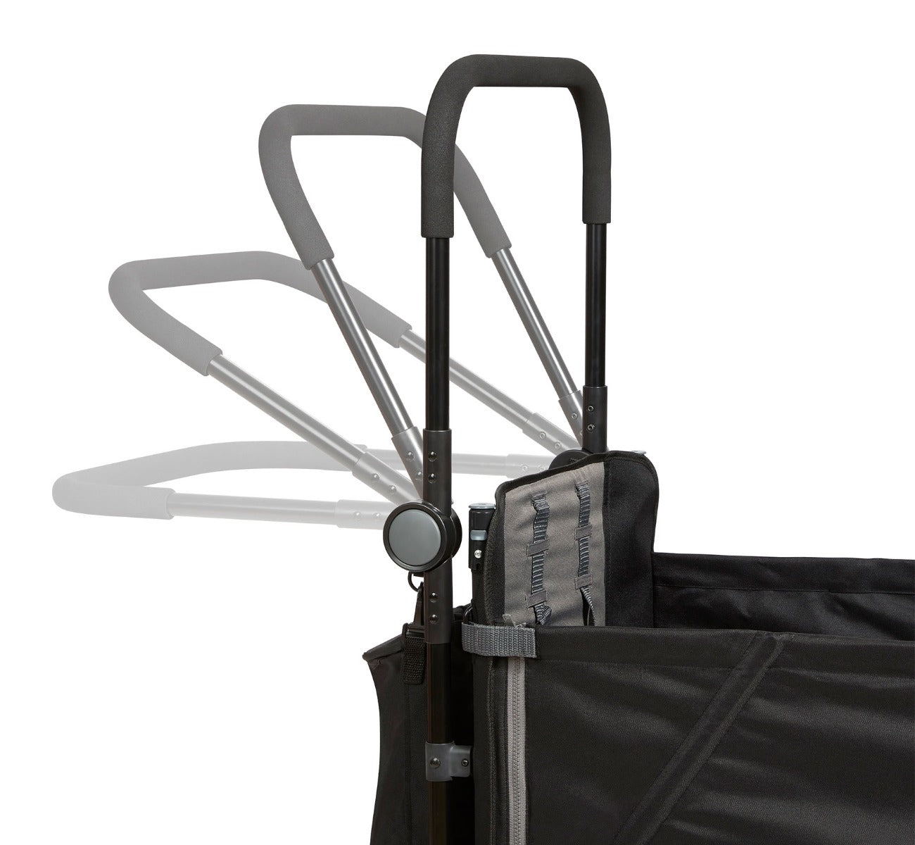 2697❣️ ラジオフライヤー　RADIO FLYER TRAV-LER Radio Flyer Trav-ler Stroll 'N Wagon, Black Push Wagon with Canopy