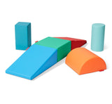 Rainbow Tumble Town™ Foam Climbing Blocks fully Assembled