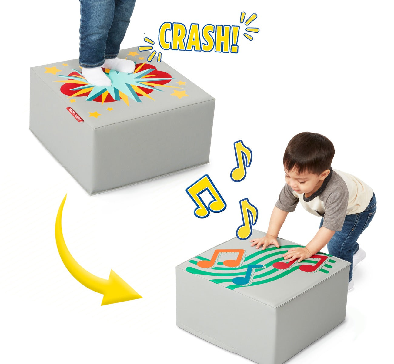 カ*シ様 RALEIGH ラリー CYbERdYNE GLAY RADIOTSモ Tumble Town Interactive Climbing Blocks with Sounds | Radio Flyer